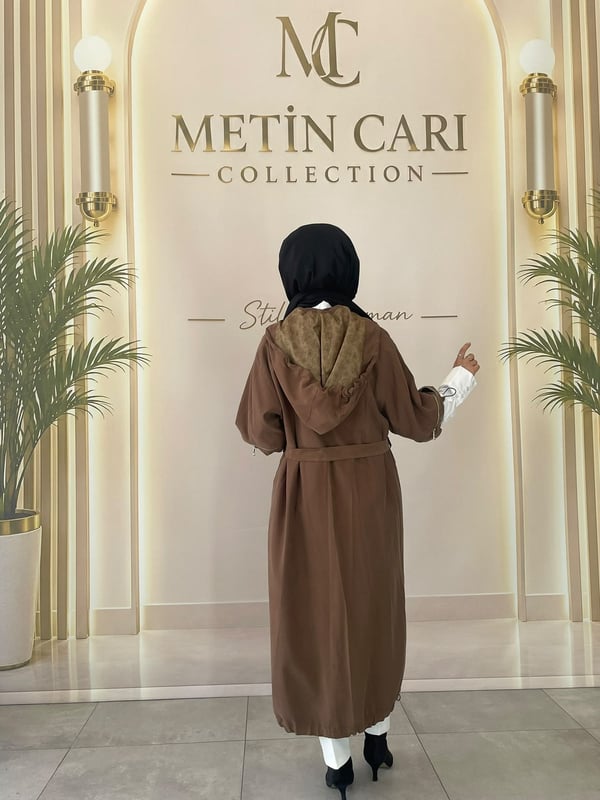 Misswhence Desenli Astar ve Fermuar Detaylı Truvakar Yelek 40700