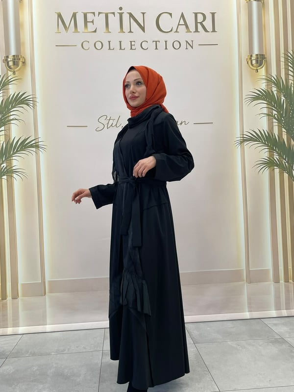 Misswhence Şal Ve Parça Detaylı Elbise 40825 