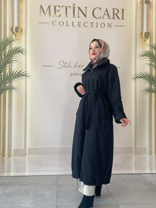 Misswhence Şişme Kaban  40502 Siyah 