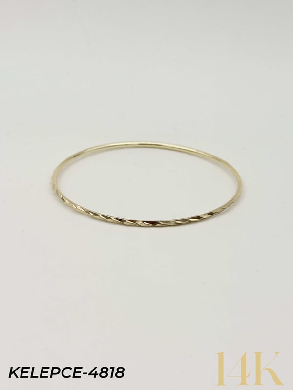 14K Bilezik (Tekli satılmaktadır) 6.0 Boy // KELEPCE-4818KELEPCE-4818