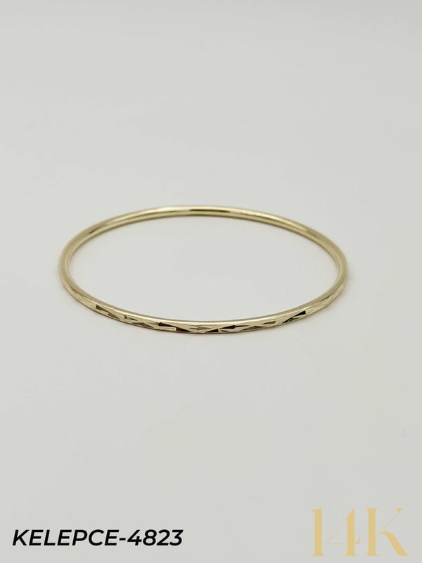 14K Bilezik (Tekli satılmaktadır) 6.5 Boy // KELEPCE-4823KELEPCE-4823