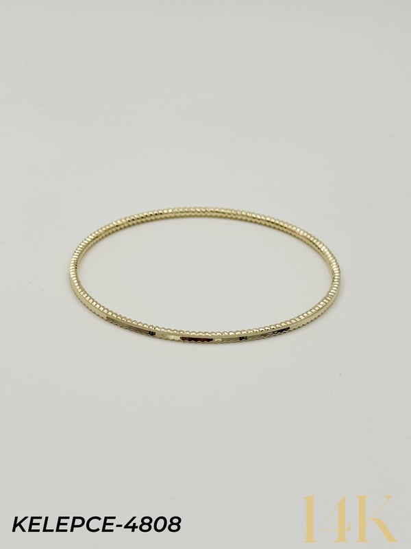 14K Bilezik (Tekli satılmaktadır) 6.0 Boy // KELEPCE-4808KELEPCE-4808