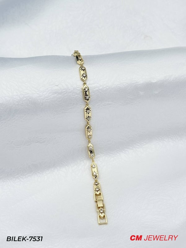 14K CM Bileklik // BILEK-7531BILEK-7531