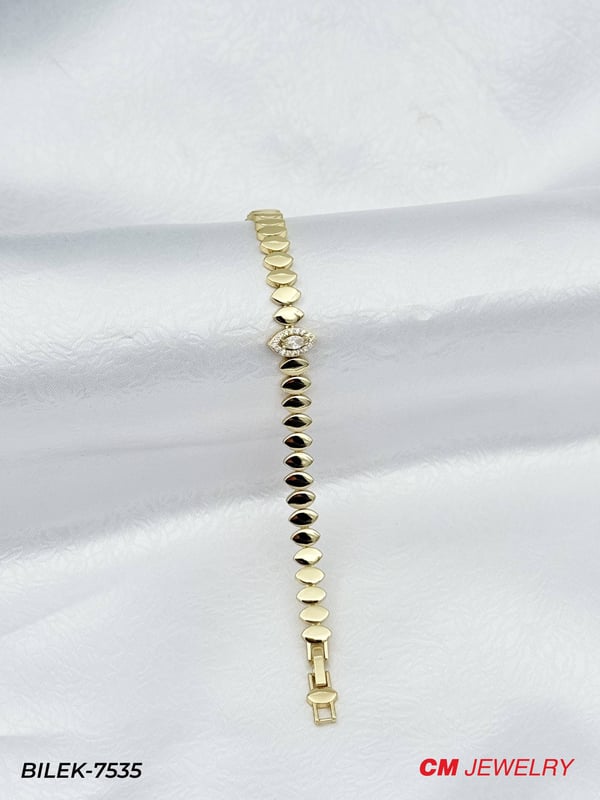 14K CM Bileklik // BILEK-7535BILEK-7535