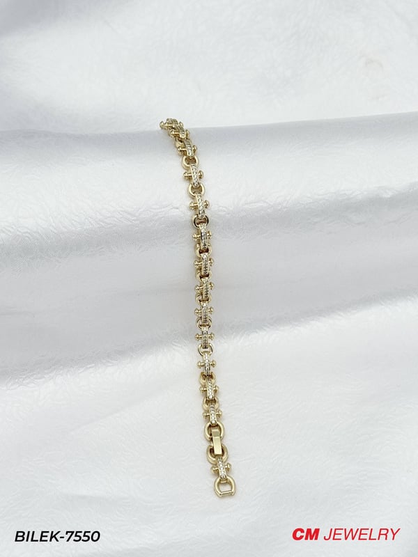 14K CM Bileklik // BILEK-7550BILEK-7550