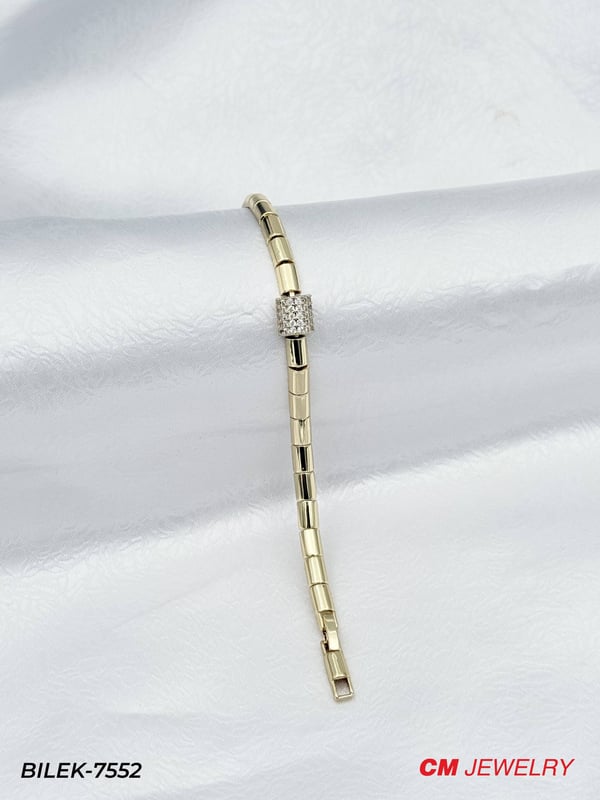 14K CM Bileklik // BILEK-7552BILEK-7552