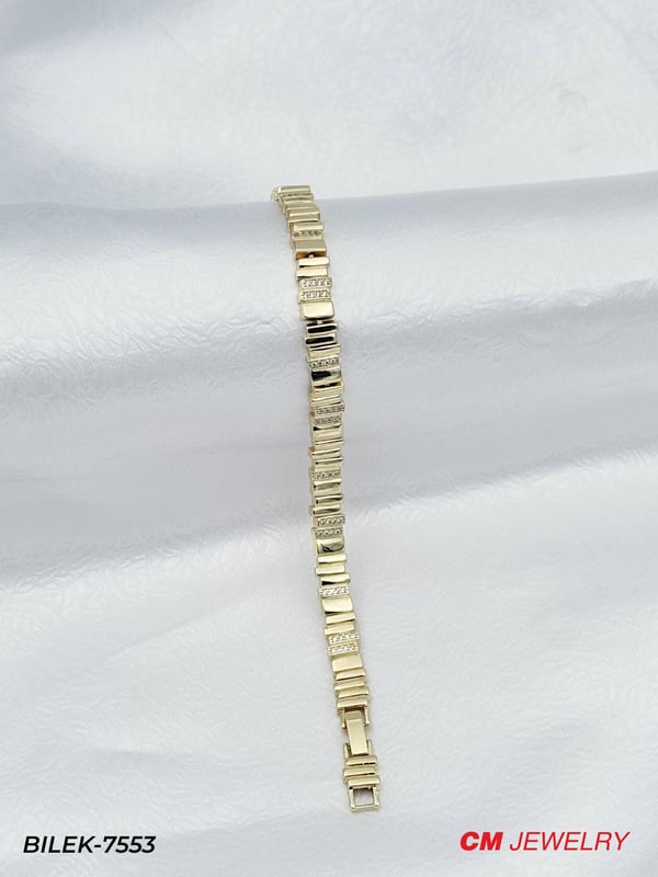 14K CM Bileklik // BILEK-7553BILEK-7553