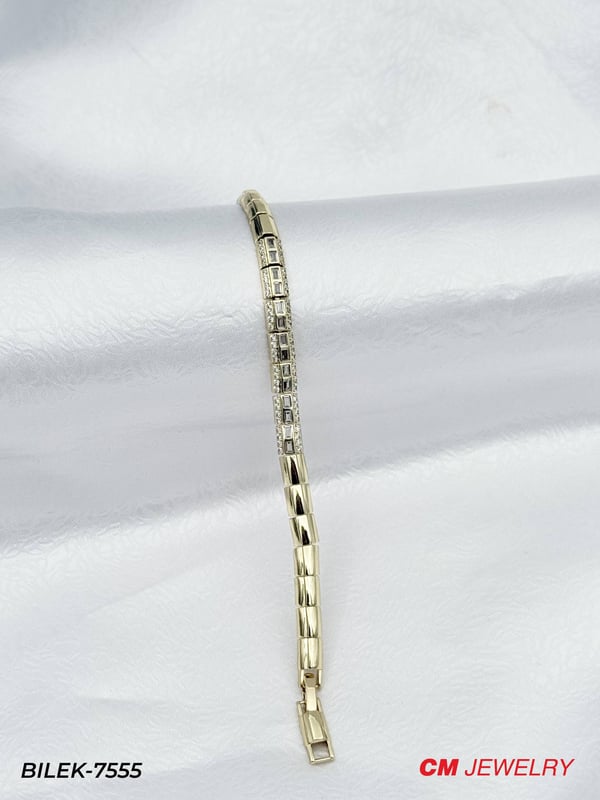 14K CM Bileklik // BILEK-7555BILEK-7555