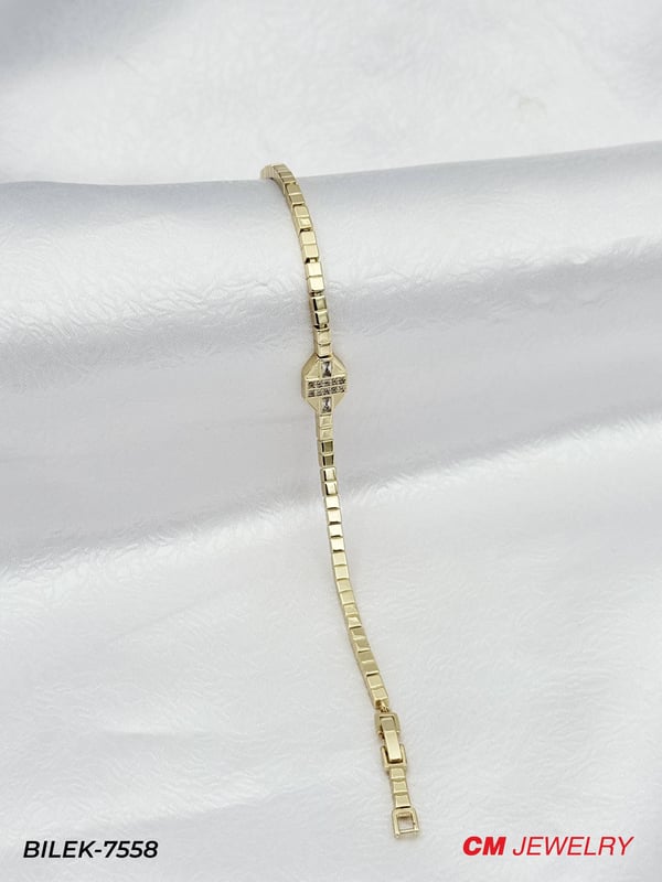 14K CM Bileklik // BILEK-7558BILEK-7558