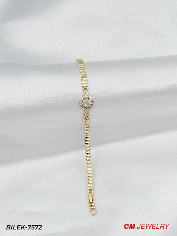 14K CM Bileklik // BILEK-7572BILEK-7572