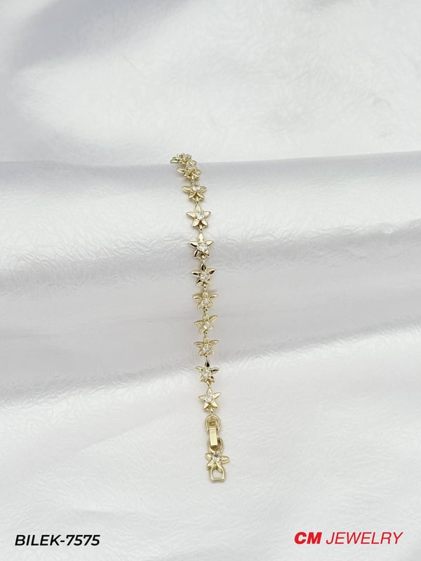 14K CM Bileklik // BILEK-7575BILEK-7575