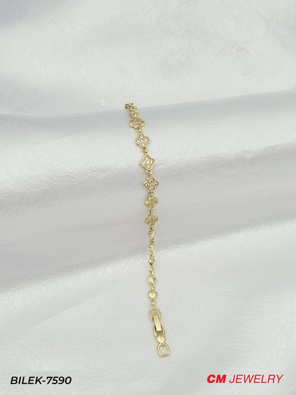 14K CM Bileklik // BILEK-7590BILEK-7590