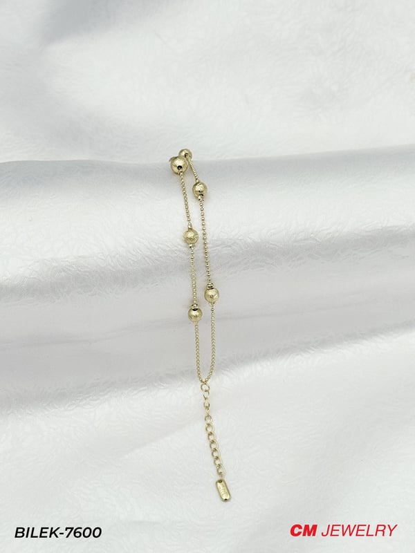 14K CM Bileklik // BILEK-7600BILEK-7600