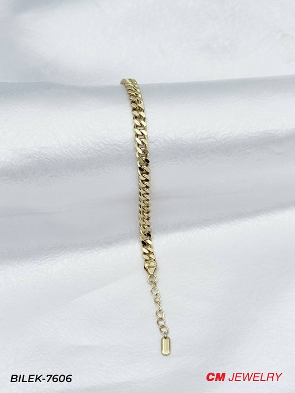 14K CM Bileklik // BILEK-7606BILEK-7606