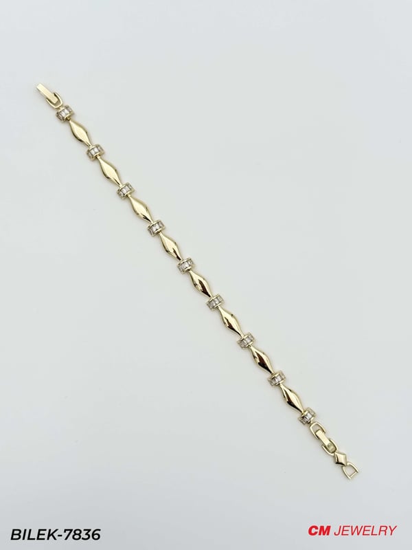 14K CM Bileklik // BILEK-7836BILEK-7836