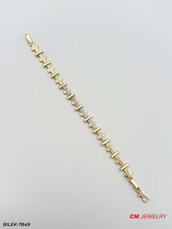 14K CM Bileklik // BILEK-7849BILEK-7849