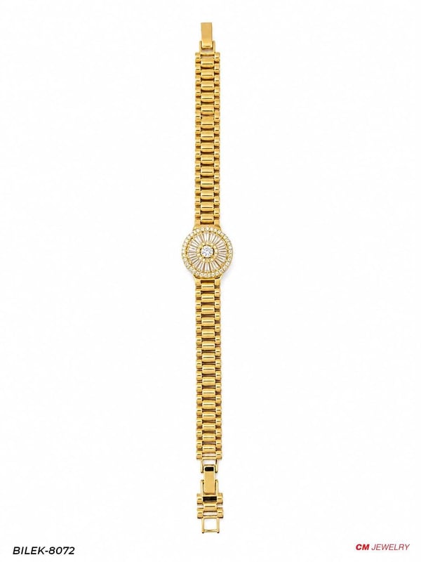 14K CM Bileklik // BILEK-8072BILEK-8072