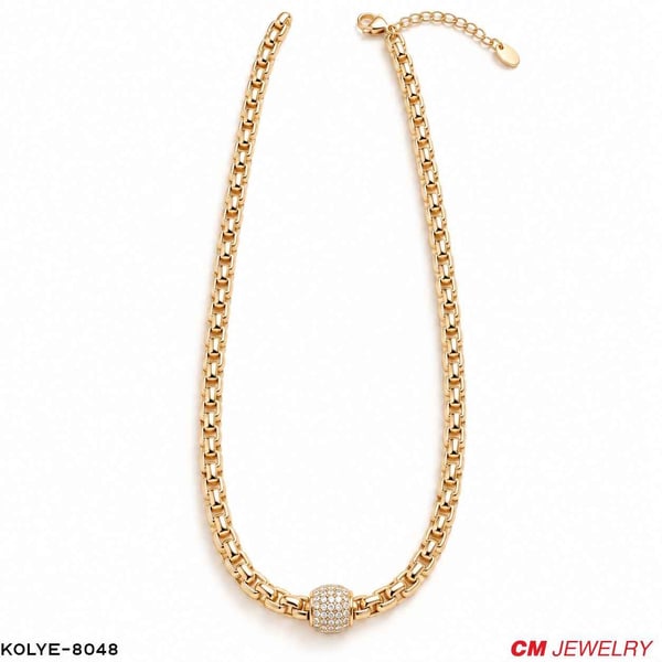 14K CM KOLYE 45CM //KOLYE-8048KOLYE-8048