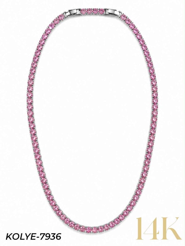 14K Dönmeyen Su Yolu Kolye 45 cm // KOLYE-7936KOLYE-7936