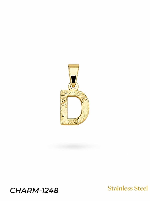 14K Kuyumcu Model Harf Kolye (D) // CHARM-1248CHARM-1248