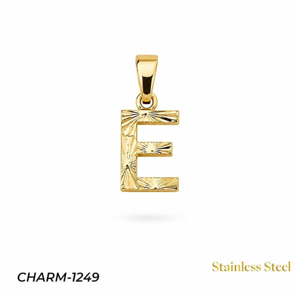 14K Kuyumcu Model Harf Kolye (E) // CHARM-1249CHARM-1249