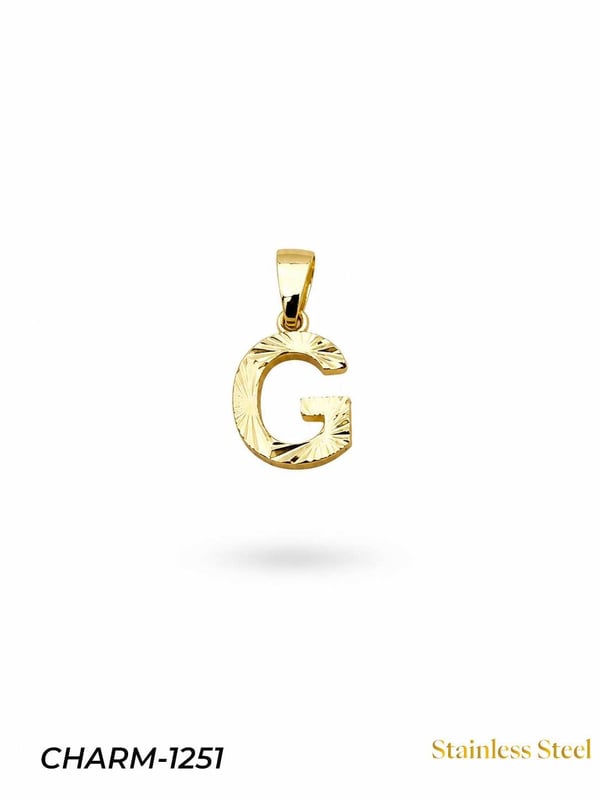 14K Kuyumcu Model Harf Kolye (G) // CHARM-1251CHARM-1251