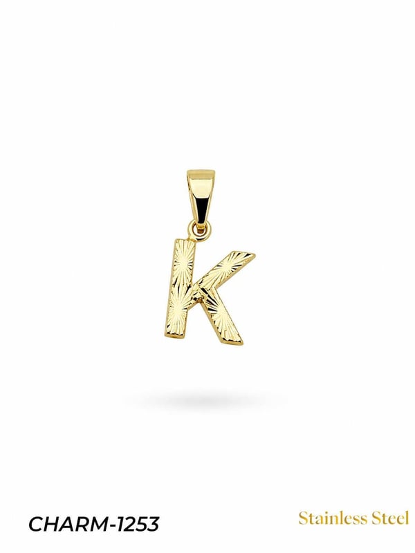 14K Kuyumcu Model Harf Kolye (K) // CHARM-1253CHARM-1253