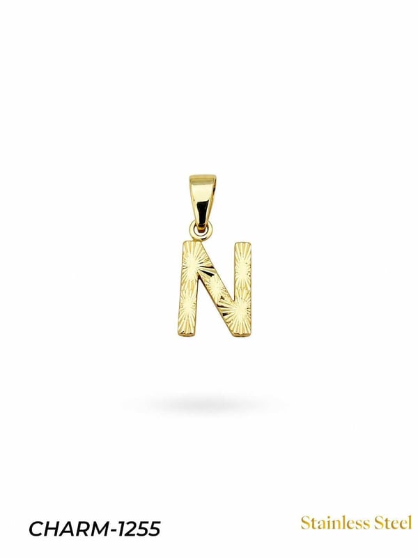 14K Kuyumcu Model Harf Kolye (N) // CHARM-1255CHARM-1255