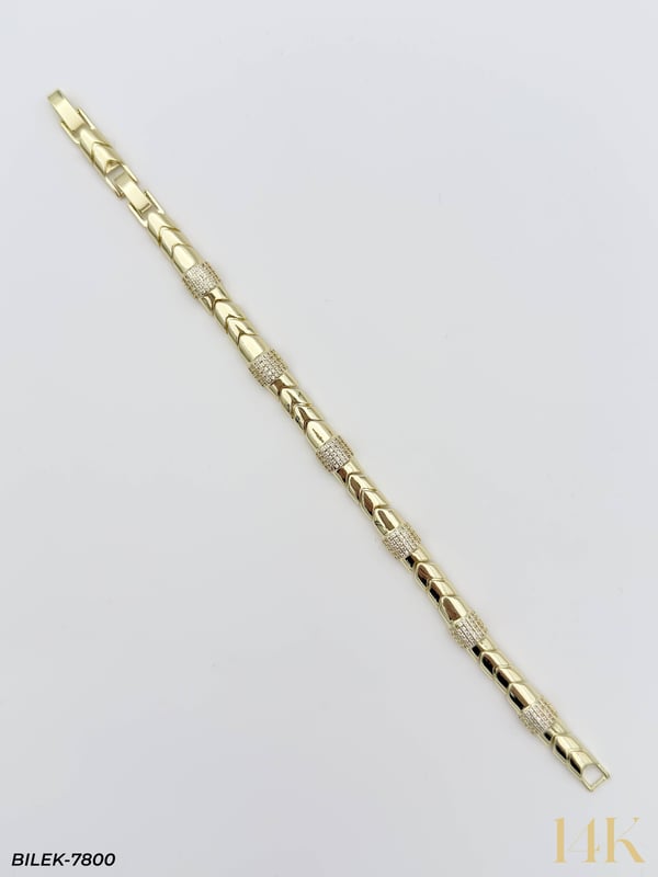 14K Kuyumcu Model Künye Bileklik // BILEK-7800BILEK-7800