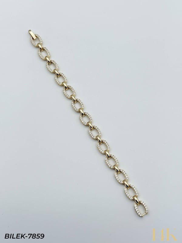 14K Kuyumcu Model Künye Bileklik // BILEK-7859BILEK-7859