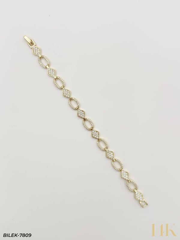 14K Kuyumcu Model Künye Bileklik // BILEK-7809BILEK-7809