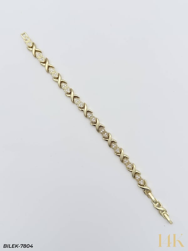 14K Kuyumcu Model Künye Bileklik // BILEK-7804BILEK-7804