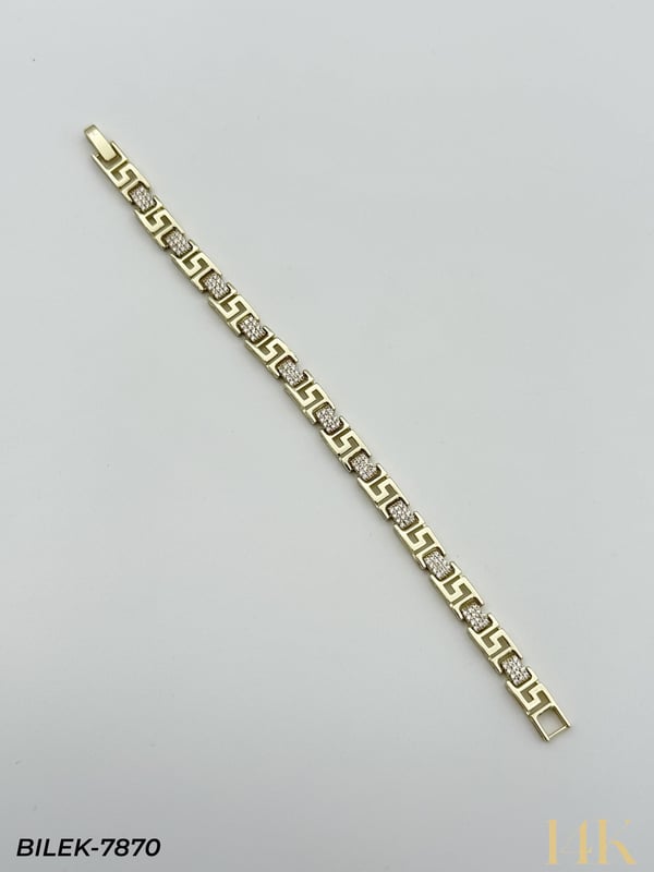 14K Kuyumcu Model Künye Bileklik // BILEK-7870BILEK-7870