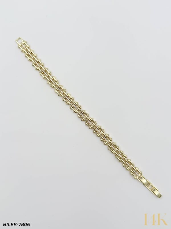 14K Kuyumcu Model Künye Bileklik // BILEK-7806BILEK-7806