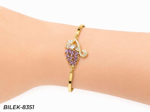 14K Swar Kuğu  Bileklik // BILEK-8351BILEK-8351