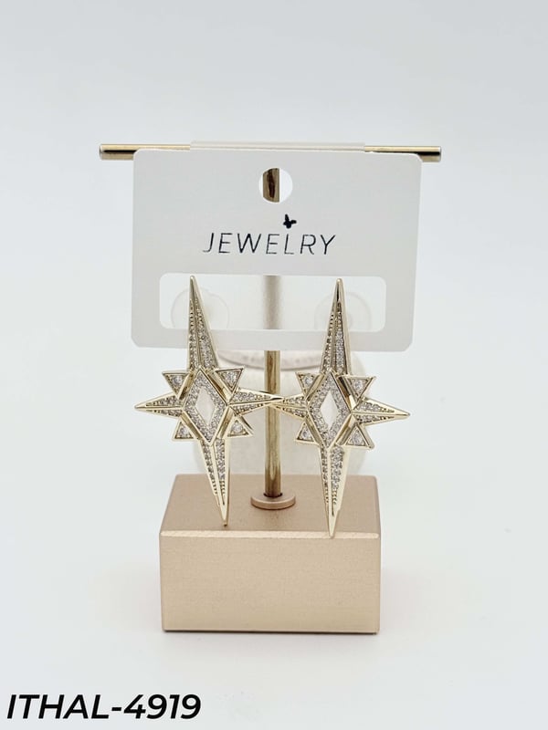 14K Zirkon Küpe // ITHAL-4919ITHAL-4919