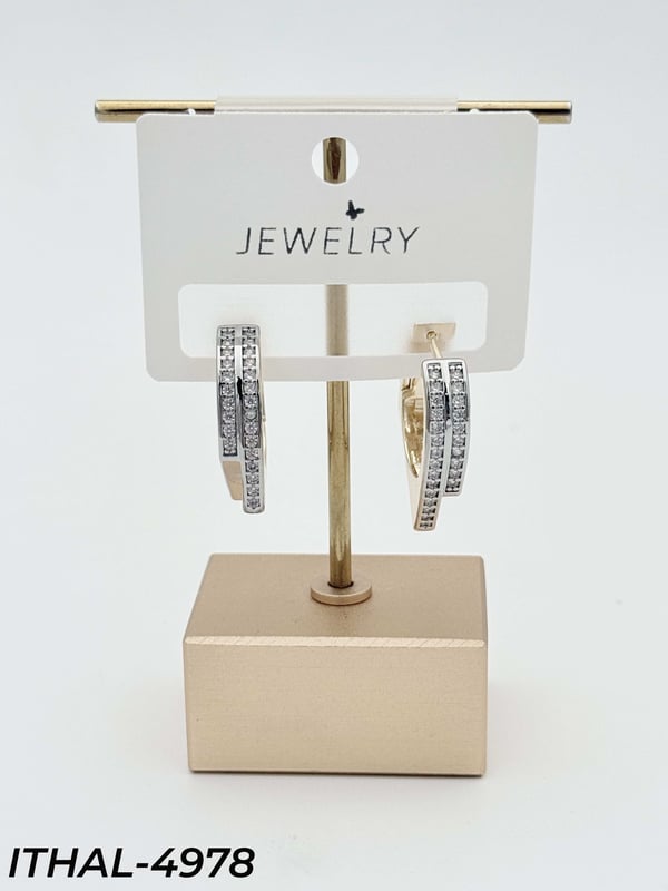 14K Zirkon Küpe // ITHAL-4978ITHAL-4978