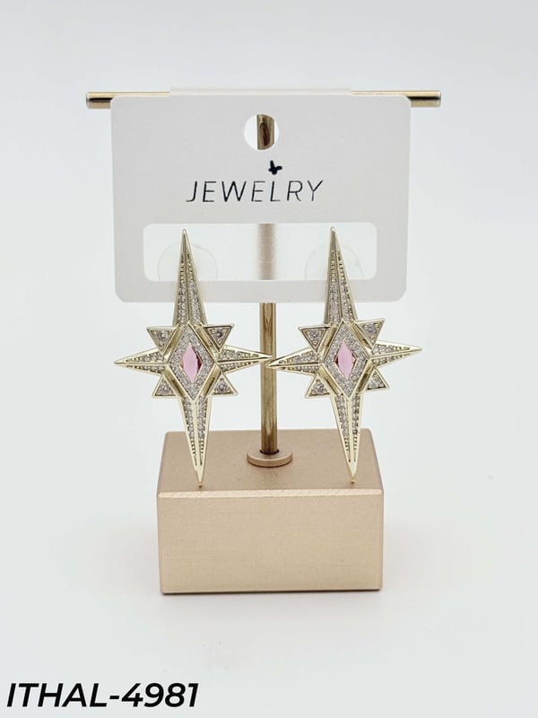 14K Zirkon Küpe // ITHAL-4981ITHAL-4981