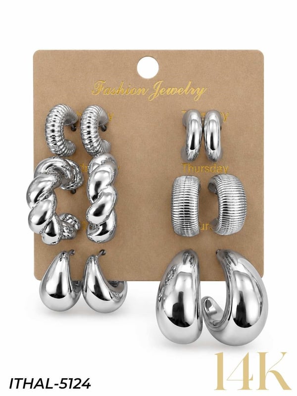 6'LI Set Küpe // ITHAL-5124ITHAL-5124
