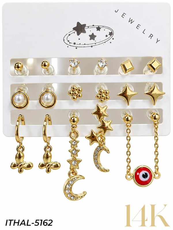 9'LU Set Küpe // ITHAL-5162ITHAL-5162