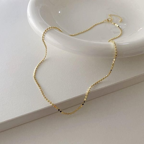 Çelik Ezme Zincir Gold 55cm // KOLYE-4064