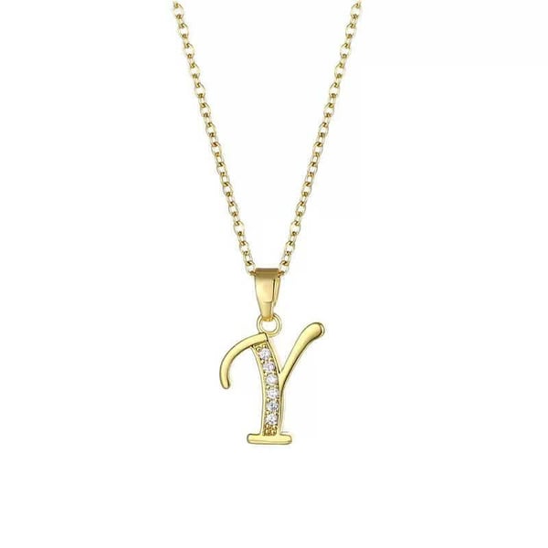 Çelik Harf Kolye 45cm // KOLYE-6641.KOLYE-6641