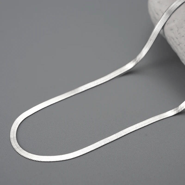 Çelik İtalyan Kolye Sılver 60 cm.KL-ÇLK-355