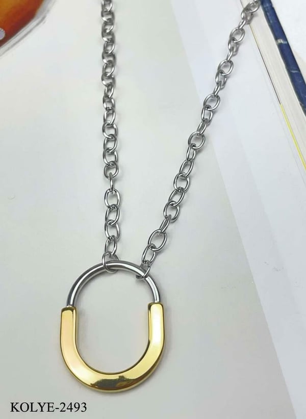 Çelik Kolye 45cm // KOLYE-2493.KOLYE-2493