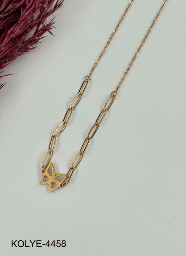 Çelik Kolye 45cm // KOLYE-4458.KOLYE-4458