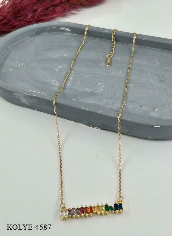 Çelik Kolye 45cm // KOLYE-4587.KOLYE-4587