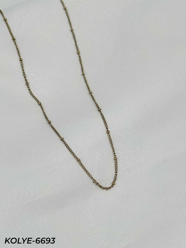 Çelik Kolye 45cm// KOLYE-6693.KOLYE-6693