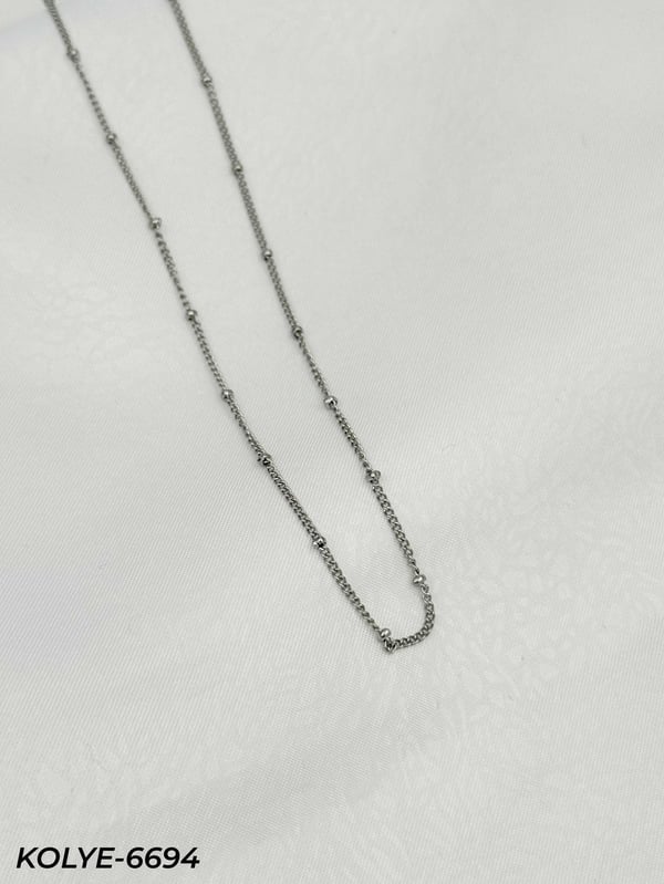 Çelik Kolye 45cm// KOLYE-6694.KOLYE-6694