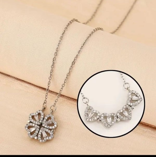 Çelik Sılver Açılır Kapanır Kolye.KL-ÇLK-036