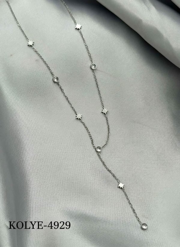 Çelik Y Kolye 45cm // KOLYE-4929.KOLYE-4929